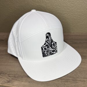 Western Cow Tag Flat Bill Hat
