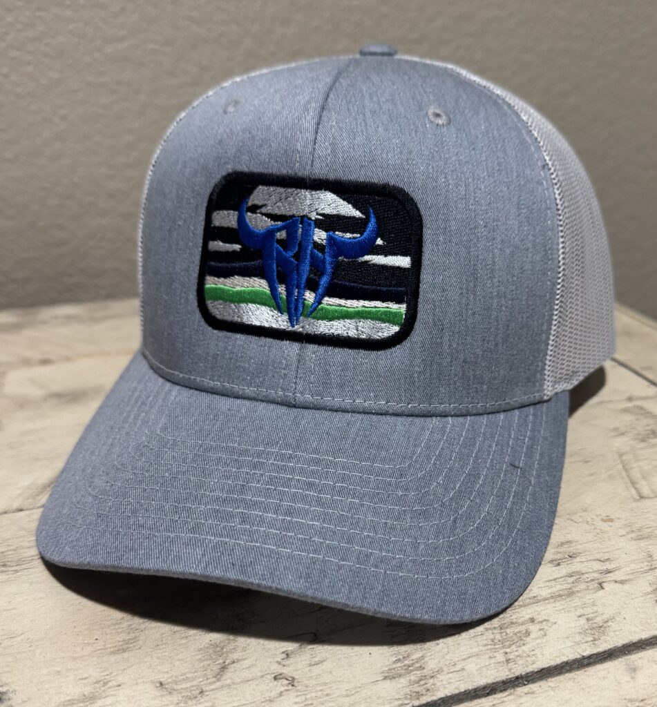 Cobalt Ridge Skull Trucker Hat