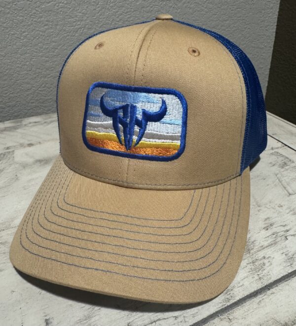 The Blue Mesa Skull Trucker
