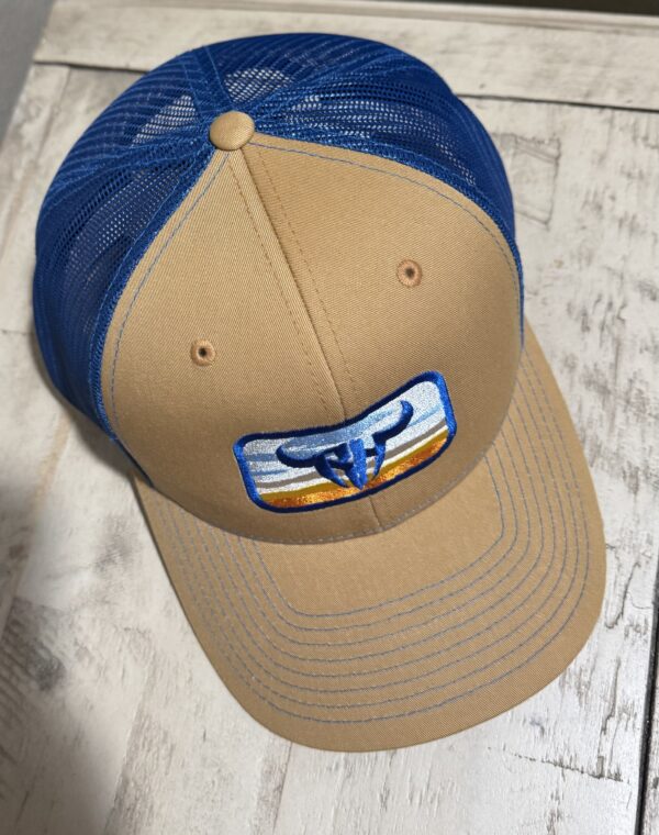 The Blue Mesa Skull Trucker