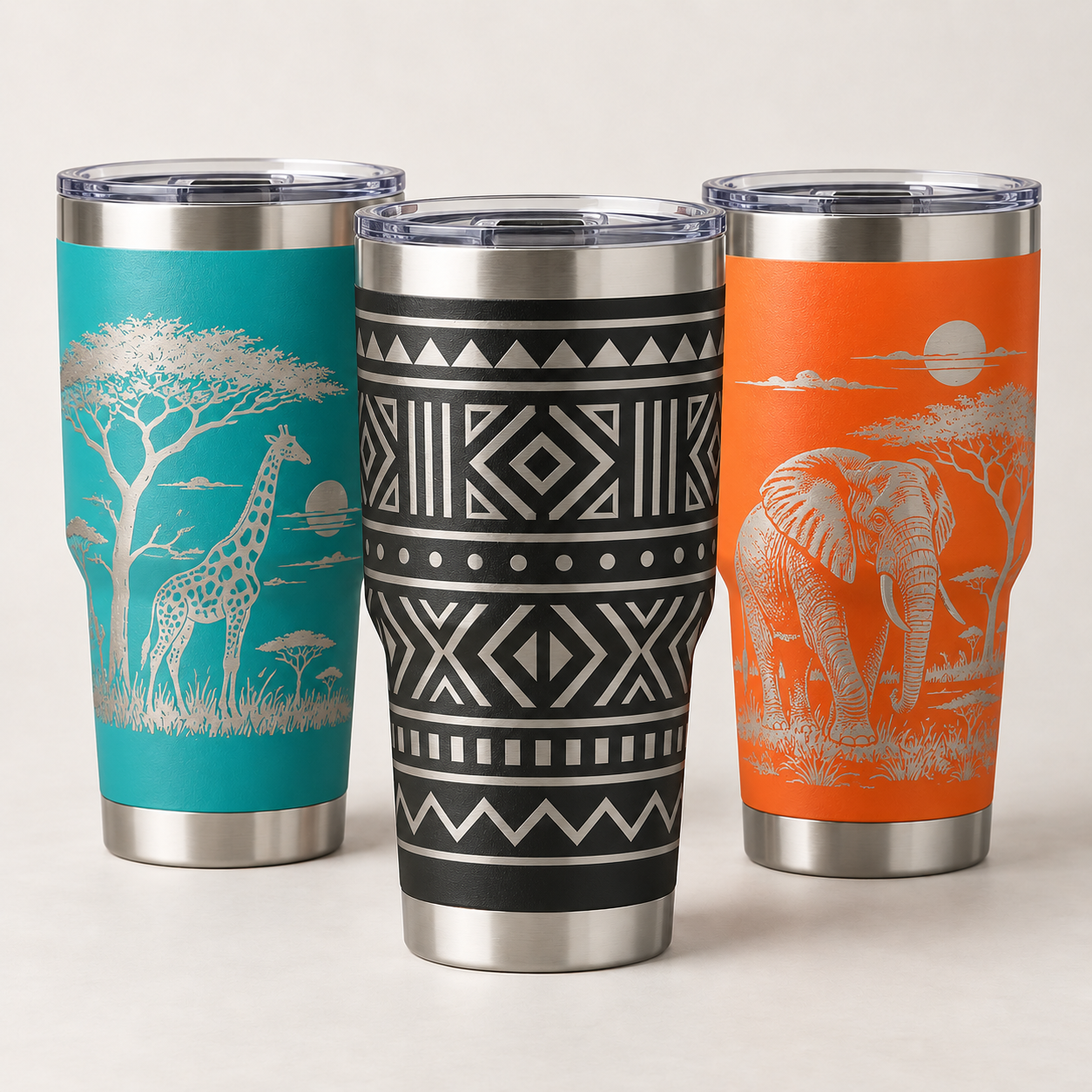 BERYL+blaze engraved tumblers