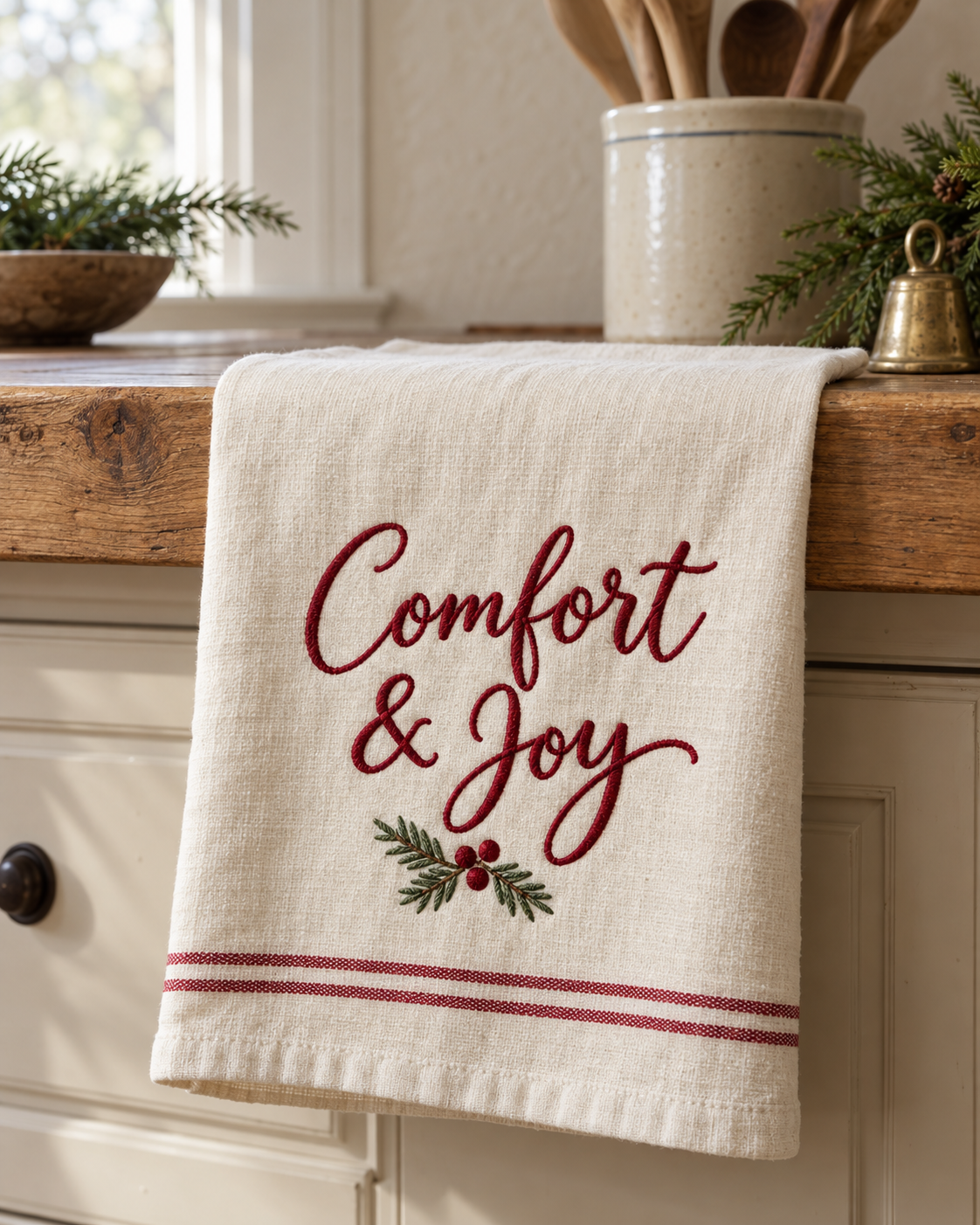Holiday kitchen towels
