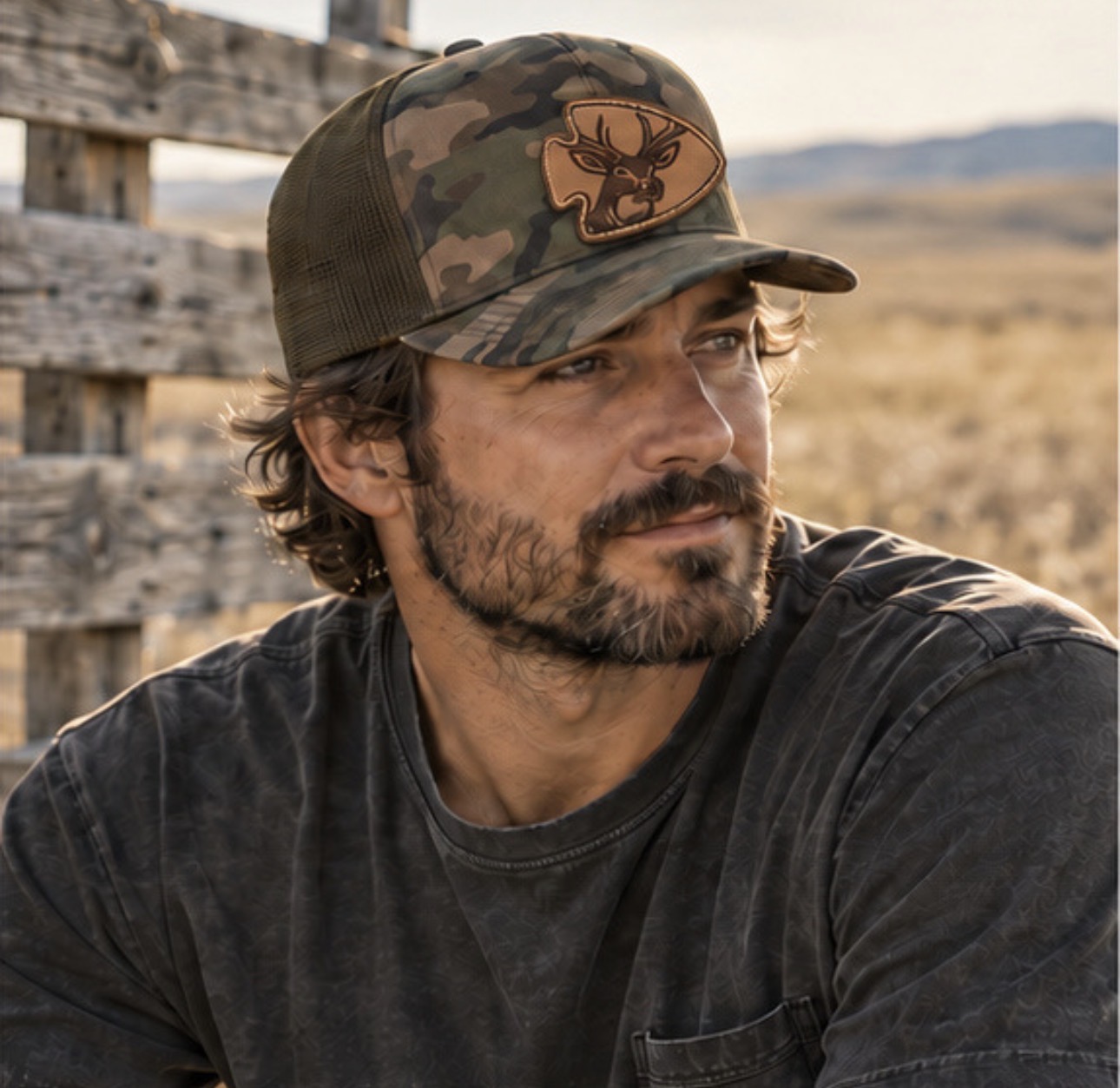 Fieldbound leather patch hat collection